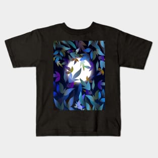 Moonlight in Blue Kids T-Shirt